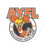 Atascadero Youth Cheer Stickers