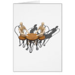 AtBistroTogether122410 Greeting Card