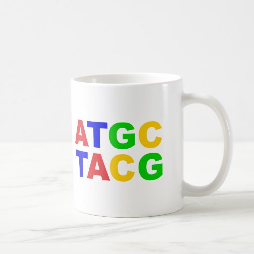 ATGC Nukleinbasen nucleobases Kaffeetasse
