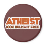 Atheism 100% Bullshit Free magnets