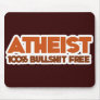 Atheism 100% Bullshit Free Mouse Pad