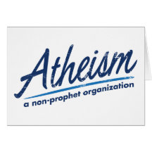 Atheism a non-prophet organisation cards