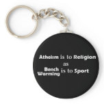 Atheism Analogy - Keychain