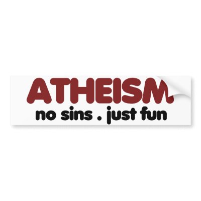 Atheism Bumper Stickers by Freethinkers