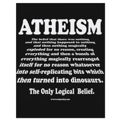 ATHEISM FLYER by outpost54