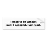 Atheism-God sticker