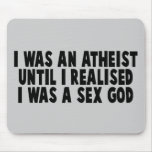 Atheism humour mousemats