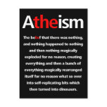 Atheism is a Lie postcards