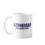 Atheism is the logical choice mug