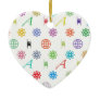 Atheism Monogram (bright colours on white) Ornamen