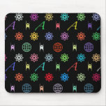 Atheism Monogram Mouse Pad