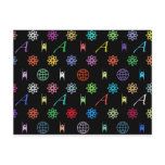 Atheism Monogram postcards