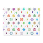 Atheism Monogram postcards