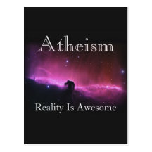Atheism, Reality is awesome Postcards