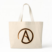 Atheism Symbol Canvas Bag