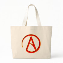 Atheism Symbol Canvas Bag
