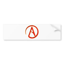 Atheism Symbol Bumper Sticker