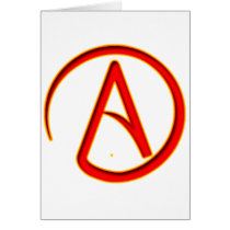 Atheism Symbol Card