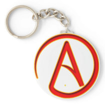 Atheism Symbol Key Chains