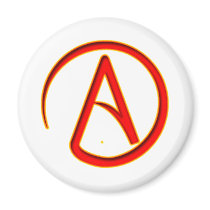 Atheism Symbol Fridge Magnet