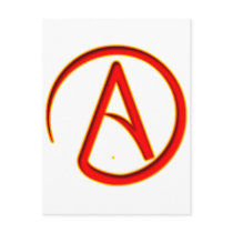 Atheism Symbol Postcards
