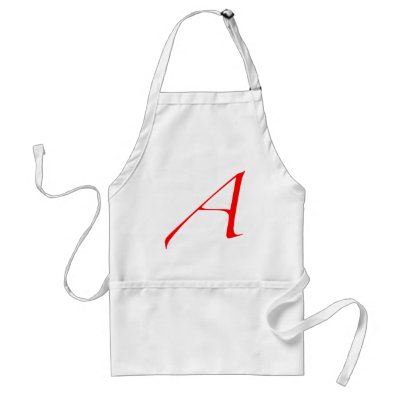 Atheist "A"  logo Apron by Logidea