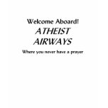 Atheist Airways t-shirts
