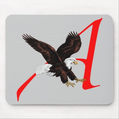 Atheist American Eagle Mousepad by Political_Atheist