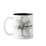 Atheist Apparel - Down with Darwin Mug