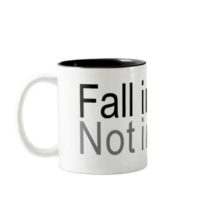 Atheist Apparel - Fall in Love Mug by AtheistApparel