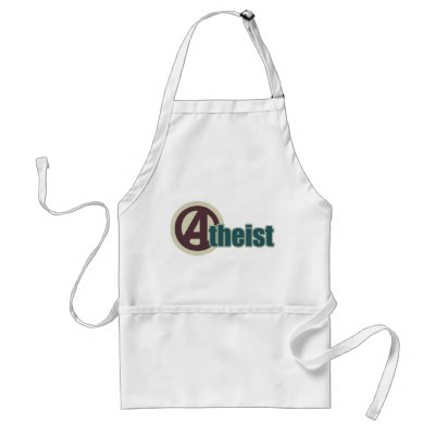Atheist Apron by Freethinkers