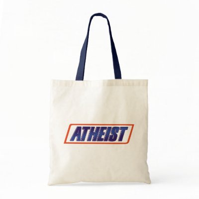 Atheist Atheism Parody Tote Bags by Freethinkers