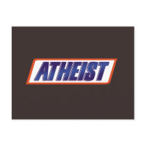 Atheist Atheism Parody Postcard