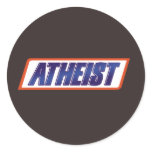 Atheist Atheism Parody stickers