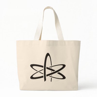 Atheist Atom Bag by briman232