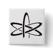 Atheist Atom Pins