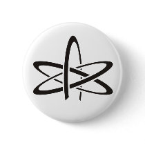 Atheist Atom Button