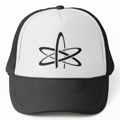 Atheist Atom Hats by AtheistShirtco