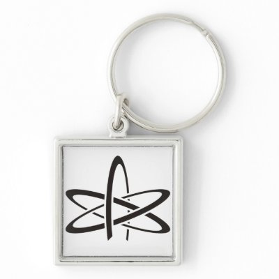 Atheist Atom Keychain by briman232