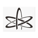 Atheist Atom Post Card