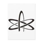 Atheist Atom Post Card
