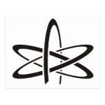 Atheist Atom Postcard