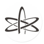 Atheist Atom Sticker