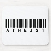 Atheist Bar Code Mousepad