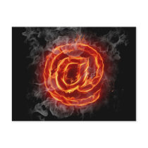 Atheist - burning A @ Post Cards