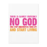 Atheist campaign: There is almost certainly no god Postcard