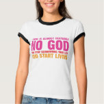 Atheist campaign: There is almost certainly no god t-shirts