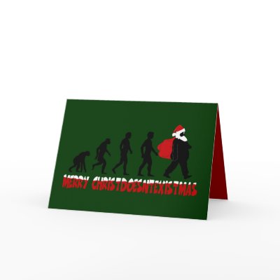 Atheist Christmas Card by Thealiensarecoming