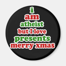 Atheist Christmas Magnets
