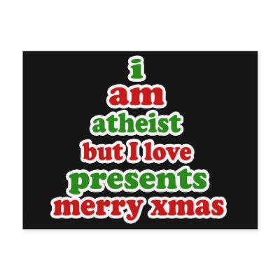Atheist Christmas Postcards by BoogieMonst